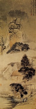  China Canvas - Shitao the drunk poet 1690 traditional China